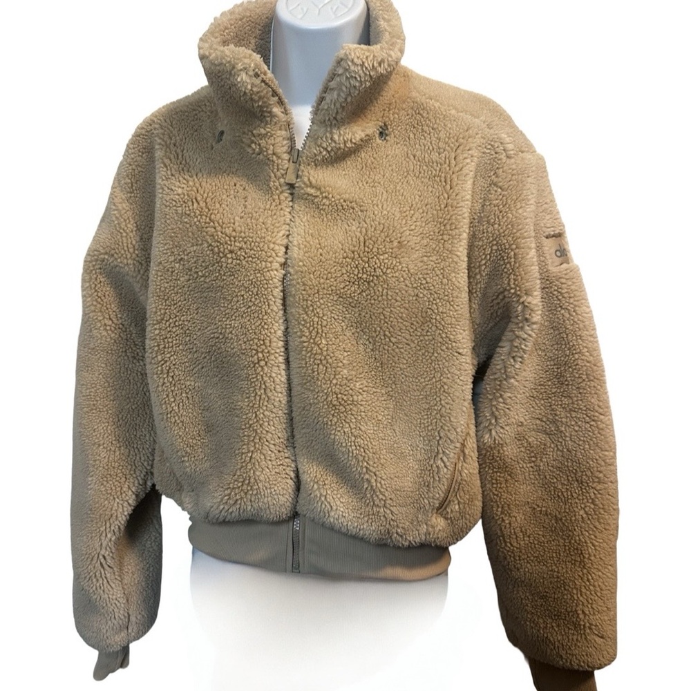 ALO Yoga Foxy Sherpa Jacket, No Hood, Size XS
